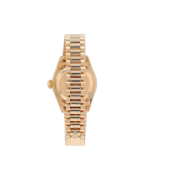 Rolex Datejust 69178 26mm Champagne Index Dial Fluted Bezel President Band - Picture 5 of 10